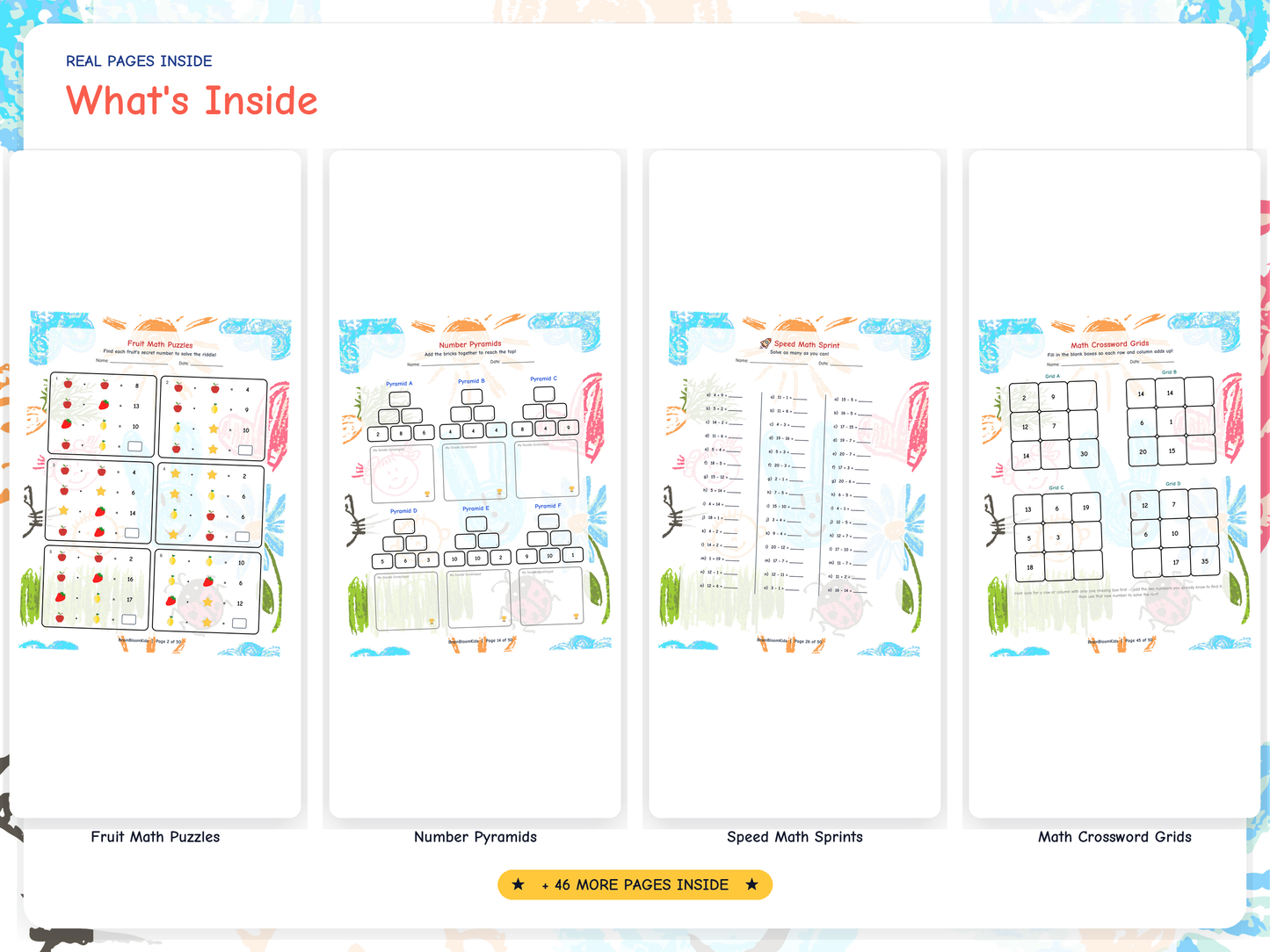Math Mastery Workbook: Printable Logic & Math Activities for Kids (Grades 2-4, Ages 7-10)